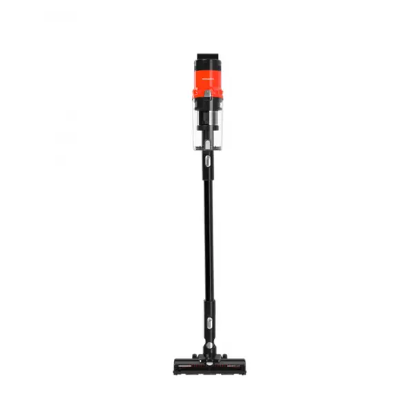 Aspirator vertical Heinner Brightfloor 200 HSVC-MBDB200OR, 200W, 3 viteze, Sistem filtrare multiciclonic, Filtru hepa, Perie electrica cu lumini LED, Negru