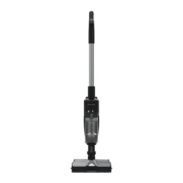 Aspirator vertical Rowenta X-Combo GZ3039WO, 215 W, autonomie 60 minute, recipient praf 0.55 l, tehnologie Aerospin, tehnologie ciclonica, negru & argintiu
