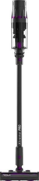Aspirator vertical Tesla HS505GP, 500 W, 29.6 V, 3 viteze, Capacitate 600 ml, Filtrare HEPA (Gri/Mov)