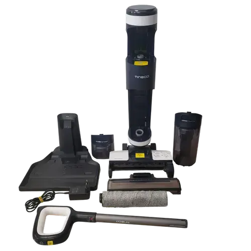 Aspirator vertical Tineco Floor One S3 Extreme, Smart, Wi-fi, 220 W, 0.6 L, Autonomie 35 min (Alb/Albastru)