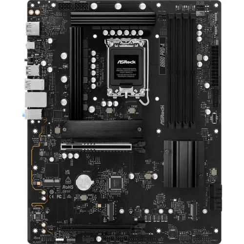 ASROCK Placa de baza ASRock B860 PRO-A, Intel B860, LGA 1851, DDR5, ATX
