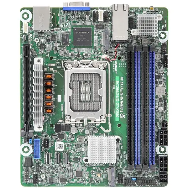 ASROCK Placa de baza Asrock EC266D4ID-2T/X550, Intel C266, LGA 1700, mini ITX