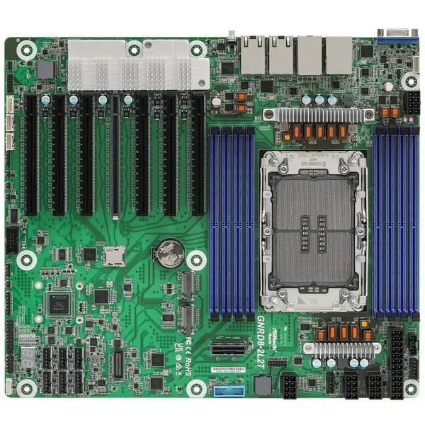 ASROCK Placa de baza Asrock GNRD8-2L2T, socket LGA 4710 (Socket E2), Intel Xeon 6, SoC, NVMe, 2x M.2, 2x 10GbE, 2x GbE