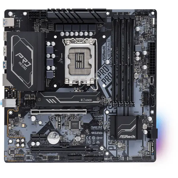 ASROCK Placa de baza ASRock H670M PRO RS