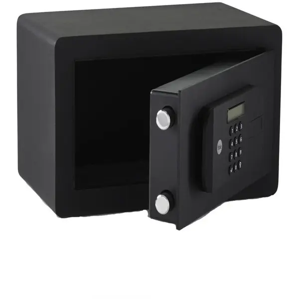 ASSA ABLOY Seif electronic cu cifru Yale YSEB/200, 200x350x200 mm, metal, Negru