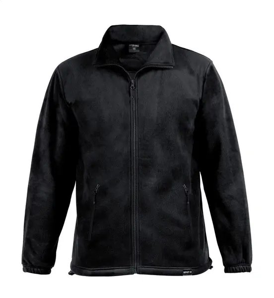 Assim jachetă fleece RPET - negru