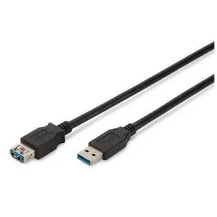 Assmann ASSMANN USB 3.0 SuperSpeed Extension cable USB A M (plug)/USB A F (jack) 1,8m bl