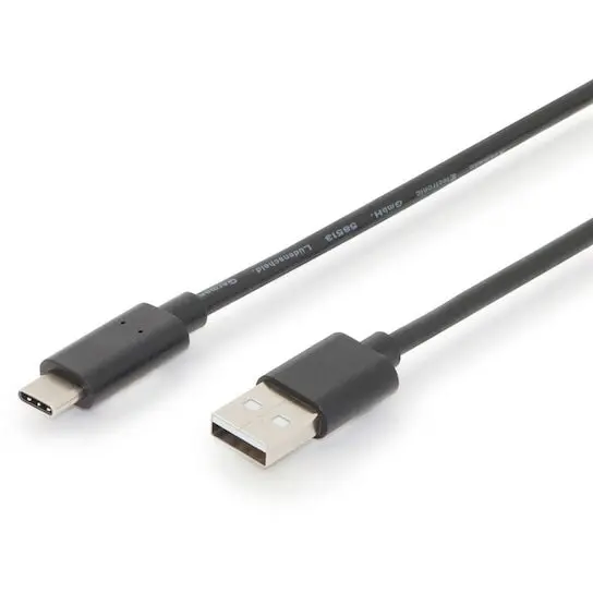 Assmann Cablu de conectare USB tip C, Assmann, Lungime 3m, Negru