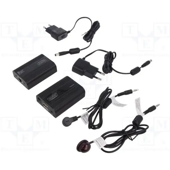 Assmann Cabluri DIGITUS DS-55204 Extender HDMI pana la 30m/60m Cat.6/7, 4K2K 60Hz UHD, HDCP 2.2, IR, audio (SET)