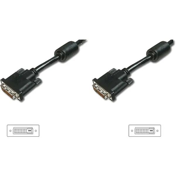 Assmann DVI connection cable, DVI(24+1)/M - DVI(24+1)/M 3m