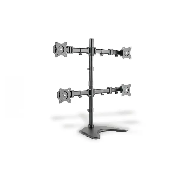 ASSMANN ELECTRONIC Stand de afisare cvadrupla DIGITUS pentru 4 ecrane TFT 68,5 cm, 27 inch max. 8 kg VESA 75 x 75 si 100 x 100 mm negru