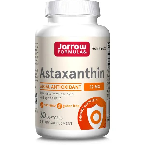 Astaxanthin 12mg antioxidant Jarrow, 30 capsule moi, Secom