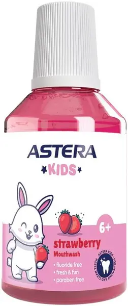 Astera Kids Apă de gură Strawberry, 300 ml