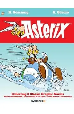 Asterix Omnibus #6: Collecting Asterix in Switzerland, the Mansions of the Gods, and Asterix and the Laurel Wreath - René Goscinny