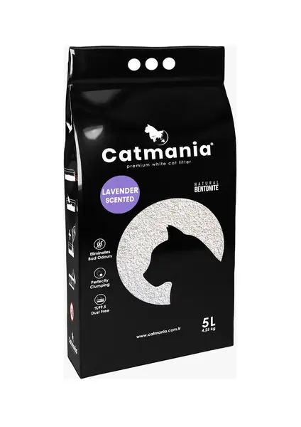 Asternut igienic pentru pisici Catmania Lavanda 5L