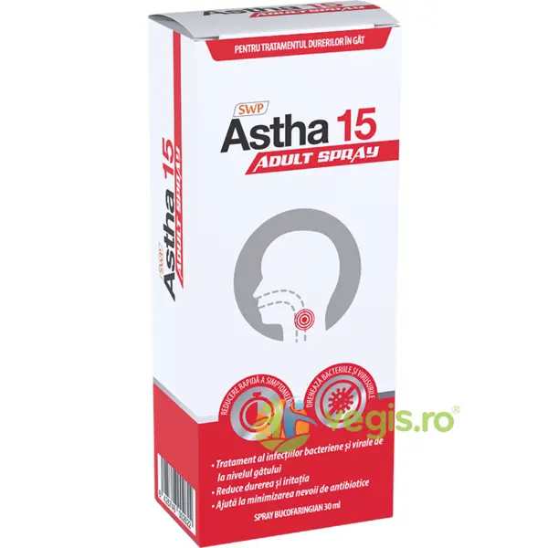 Astha 15 Spray Bucofaringian 30ml