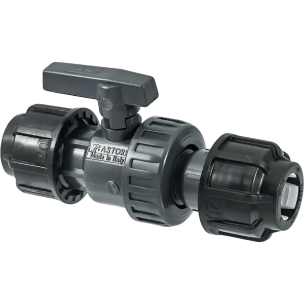 Astore Robinet PVC cu bila, seria 355, Dimensiune 25mm, Presiune 16 Bari