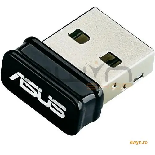 Asus ASUS, Wireless N USB NANO Adapter, 802.11n, 150Mbps