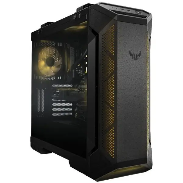 Asus Carcasa Gaming Asus TUF GT501, RGB, Mid Tower, Negru
