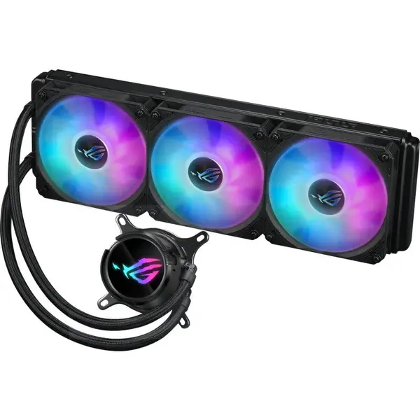 Asus Cooler CPU ASUS ROG Strix LC III 360 ARGB, viteaza 800-2800 RPM, compatibil Intel / AMD