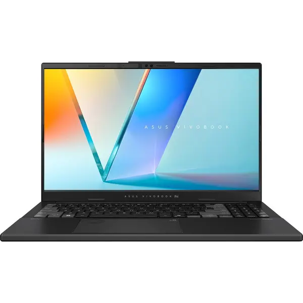 Asus Laptop ASUS 15.6'' Vivobook Pro 15 OLED N6506CU, 3K 120Hz, Procesor Intel® Core™ Ultra 9 285H (24M Cache, up to 5.40 GHz), 24GB DDR5, 2TB SSD, GeForce RTX 4050 6GB, Win 11 Pro, Earl Gray (INT Keyboard)