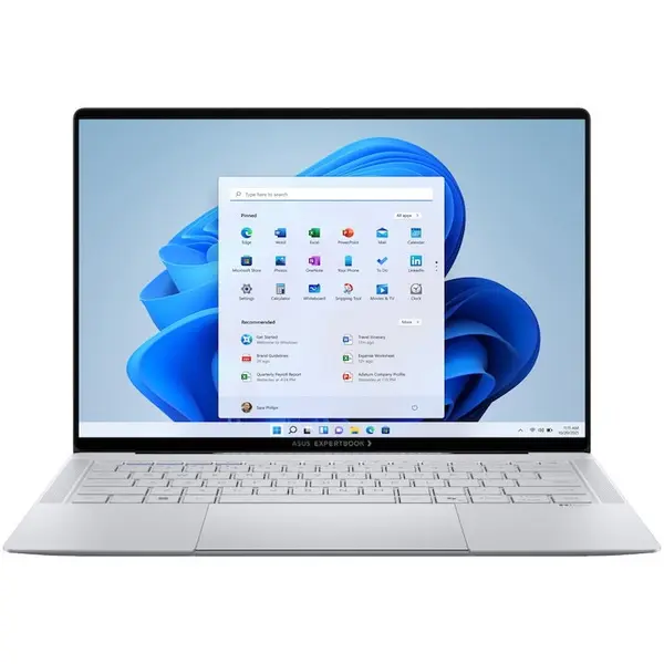 Asus Laptop ASUS ExpertBook B9406CAA, procesor Intel® Core™ Ultra X7 358H pana la 4.8GHz, 14'', WQXGA+, Tandem OLED, 64GB LPDDR5X RAM, 1TB SSD, Intel® Arc™ Graphics, Windows 11 Pro, Gri