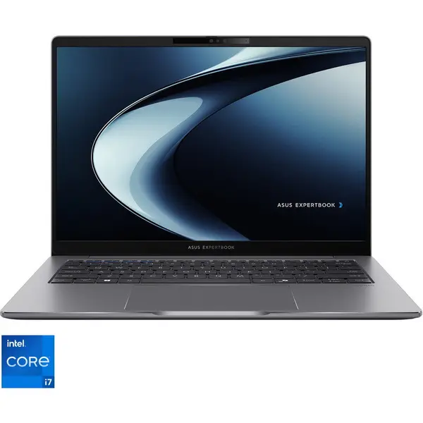 Asus Laptop ASUS ExpertBook P3 P3405CVA, Display 14'' WQXGA 2560x1600,144Hz, Procesor Intel® Core™ i5-13420H, Memorie RAM 16GB DDR5, Capacitate de stocare 512GB SSD, Placa video integrata Intel UHD, Misty Grey (INT Keyboard)