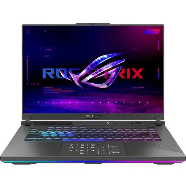 Asus Laptop Asus ROG Strix G16, 16 inch WUXGA 165Hz, AMD Ryzen 9 9955HX, 32GB DDR5, 1TB SSD, NVIDIA GeForce RTX 5050 8GB GDDR7, Gri