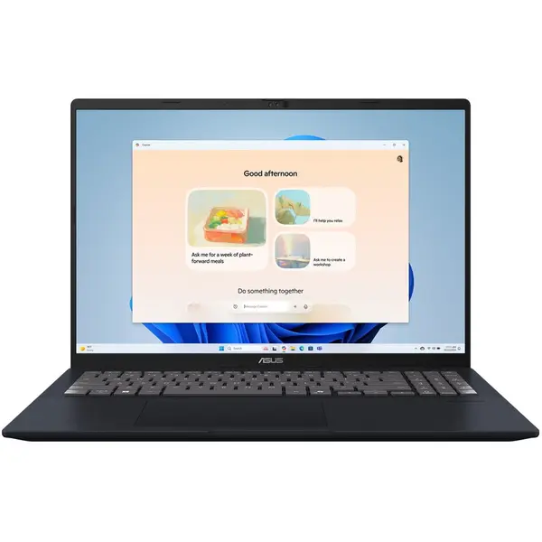 Asus Laptop Asus Vivobook 16 X1607CA-MB045W, Intel Core Ultra 5 225H, 16 inch, RAM 16 GB, SSD 512 GB, Intel Graphics, Windows 11 Home, Albastru