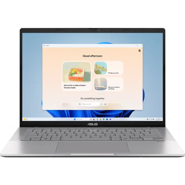 Asus Laptop ASUS Vivobook S14, Intel Core i5-13420H, 14inch WUXGA, 16GB RAM, SSD 1TB, Intel UHD Graphics, No OS, Argintiu (INT Keyboard)