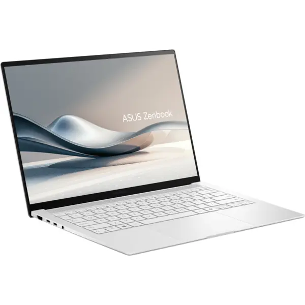 Asus Laptop ASUS Zenbook S 14, Intel Core Ultra 5 226V, 14 inch, RAM 16 GB, SSD 512 GB, Intel Arc Graphics, Windows 11 Home, Alb
