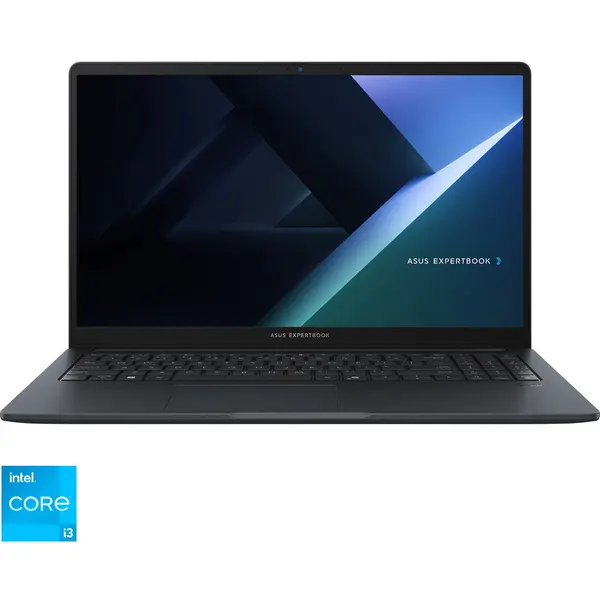 Asus Laptop Business ASUS ExpertBook B1, Procesor Intel® Core™ i3-1315U (10M Cache, up to 4.50 GHz), Display 15.6 FHD 1920x1080, Memorie RAM 16GB DDR5, Capacitate 512GB SSD M.2, Placa video integrata Intel UHD Graphics, NO OS, Gri (INT Keyboard)