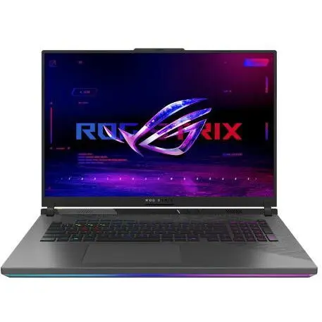 Asus Laptop Gaming ASUS ROG Strix G18 G814FP, Procesor AMD Ryzen 9 9955HX (64M Cache, pana la 5.40 GHz), 18 inch, Full HD+ 144Hz, 32GB RAM, 1TB SSD, NVIDIA GeForce RTX 5070 8GB, No OS, Negru/Gri