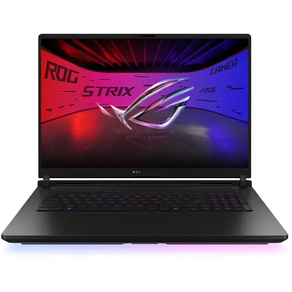 Asus Laptop Gaming ASUS ROG Strix SCAR 18, G835LW-SA061, Intel Core Ultra 9, 275HX pana la 5.4GHz, 18, WQXGA, 64GB, SSD 4TB, NVIDIA GeForce RTX 5080 16GB, Free DOS, Off Black (INT Keyboard)