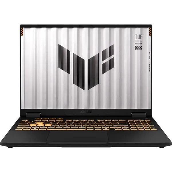 Asus Laptop Gaming ASUS TUF F16 FX608JPR, Procesor Intel® Core™ i7-14650HX, Display 16 FHD+ 165Hz, RAM 16GB, 1TB SSD, Placa video NVIDIA GeForce RTX 5070 @8GB, NO OS, Negru-Gri
