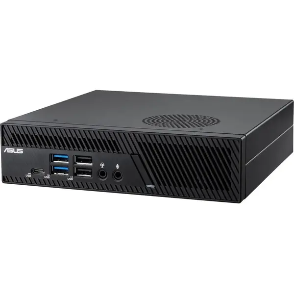 Asus Mini PC ASUS PB63-B3203AH, Procesor Intel® Core™ i3 i3-14100, 8 GB DDR5-SDRAM, 256 GB SSD, Placa video integrata, Windows 11 Pro, Negru