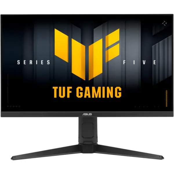 Asus Monitor Asus TUF Gaming VG27UQEL5A, 27inch, Fast IPS, UHD 3840x2160, HDMI, DisplayPort, G-SYNC Compatible AMD, FreeSync, Boxe, Pivot, Dual mode 80Hz / 310Hz 0.3ms Negru