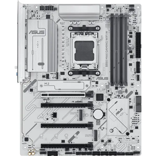 Asus Placa de baza Asus B850 MAX GAMING WIFI W, ATX, AMD, Suporta 256 GB DDR5, Socket AM5