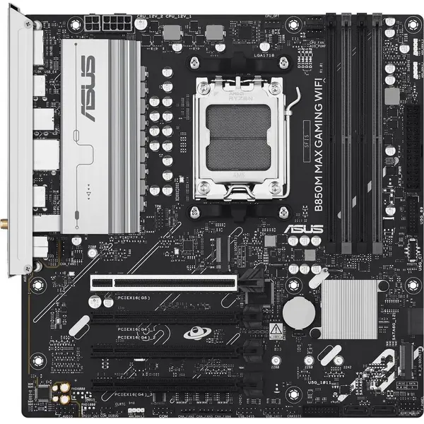 Asus Placa de baza ASUS B850M MAX GAMING WIFI, DDR5, AM5