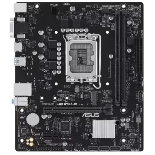 Asus Placa de baza ASUS PRIME H610M-R-SI, Intel H610, DDR5, Socket 1700, Interfata PCI Express x16 4.0, mATX