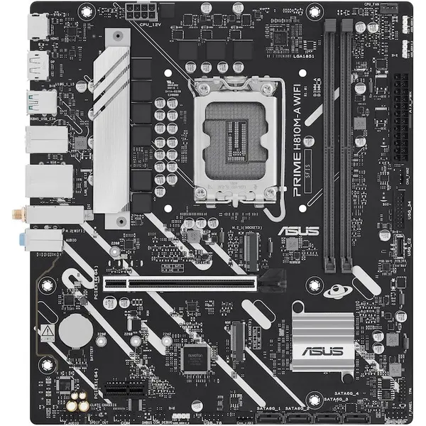 Asus Placa de Baza ASUS PRIME H810M-A WIFI, LGA1851, 2x DDR5, mATX