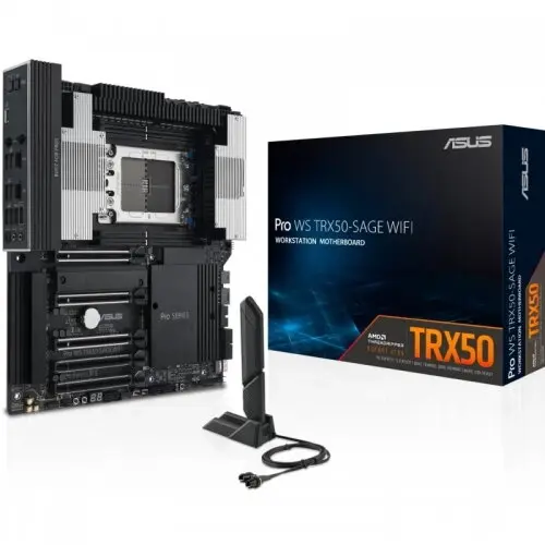 Asus Placa de baza ASUS Pro WS TRX50-SAGE WIFI, AMD TRX50, Socket sTR5, eATX