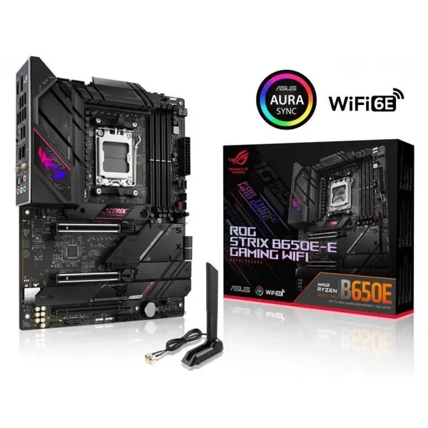 Asus Placa de baza ASUS ROG STRIX B650E-F GAMING WIFI DDR5 ATX Socket AMD AM5
