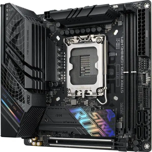 Asus Placa de baza ASUS ROG STRIX B760-I GAMING WIFI, Intel B760, LGA 1700, mITX