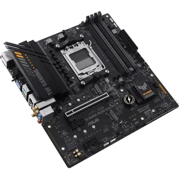 Asus Placa de baza Asus TUF Gaming A620M-PLUS WIFI AM5, 4x DDR5, 2x DisplayPort, 1x HDMI, 1x PCIe x16, 2x PCIe x1, 2x M.2, 4x SATA 6Gbps, WIFI 6, mATX