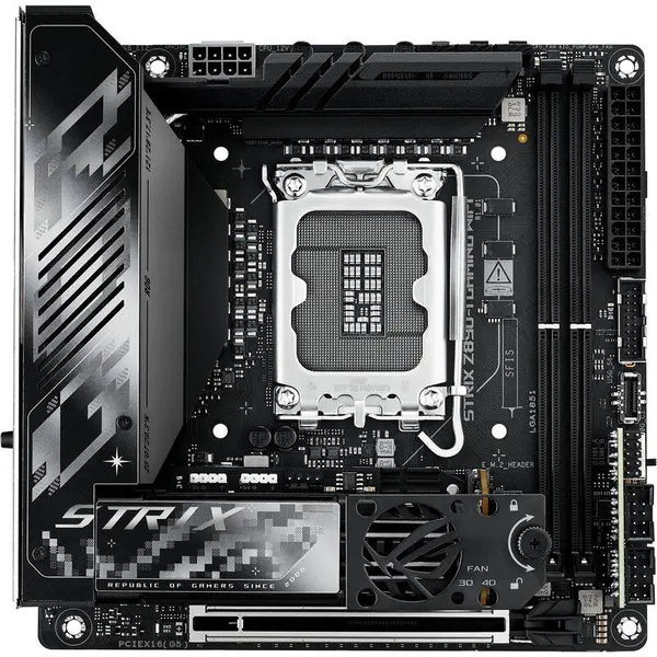 Asus Placa de baza Gaming ASUS ROG Strix Z890-I, WiFi, Sockel LGA 1851, Intel Z890, mITX, DDR5