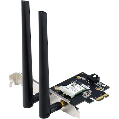 Asus Placa de retea ASUS PCE-AXE5400, AXE5400, Wi-Fi 6E, Bluetooth® 5.2