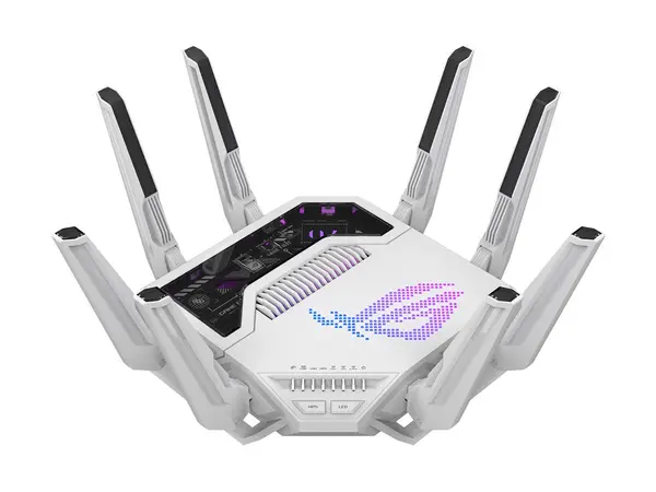 ASUS ROG Rapture GT BE19000AI - Router Gaming WiFi 7 Tri Band, 19Gbps, 10GbE, AiMesh, AiProtection