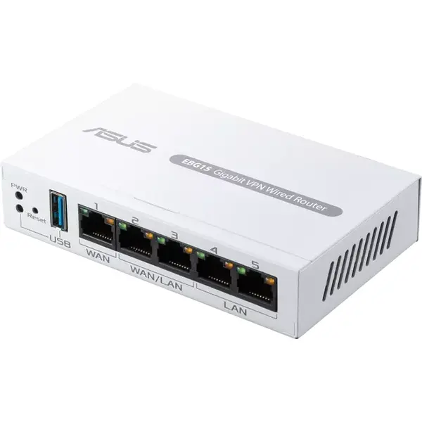 Asus Router Business ASUS ExpertWiFi EBG15, 1 gigabit WAN+2 gigabit WAN/LAN, SDN, guest portal customizat, USB port backups, Bluetooth 3.0, Commercial-Grade Network Security & VPN