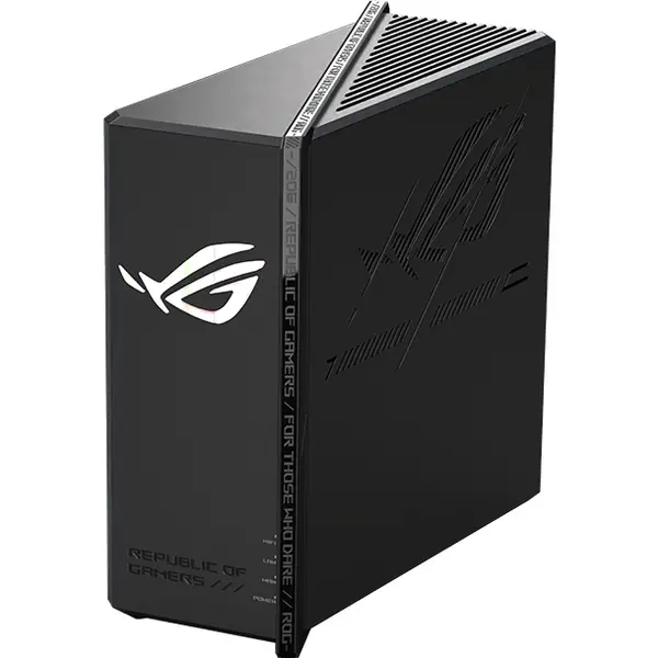 Asus Router wireless ASUS 2.5 Gigabit RogStrix GS-BE18000 Tri-Band WiFi 7, Negru